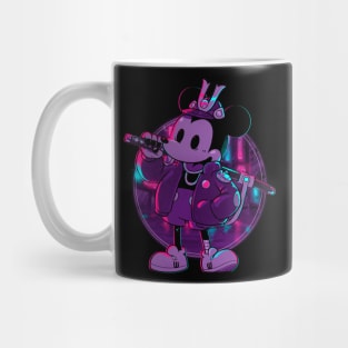 Cyber Samurai Mouse v Neon Mug